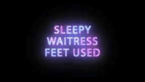 Waitress has her Stocking feet used for footjob