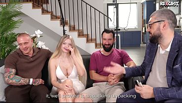 Angelica Heaven - After a Heartfelt Interview This Barbie Slut Happily Takes Ass and Mouth Fuck From Lando Ryber &amp_ Sam Garro!