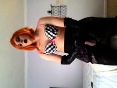 Sissy crossdresser cumming for you