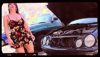 Sara Jay Gets Down and Dirty with Big Ebony Mechanic – Greasy Garage Creampie