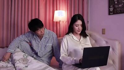 Watch Big Tits and her MILF friend take turns on a younger guy in a steamy threesome