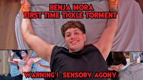 Benja Mora first time tickle torment - Warning! Sensory agony
