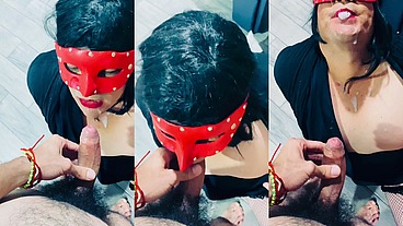 Dando mamada rica verga