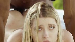 ”BLACKED Blonde Hot Girl Freya's Scenic Outdoor black dick Ride”