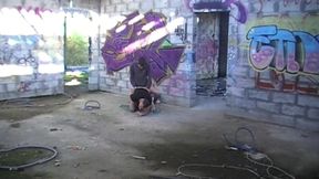 two sexy french twink fuck in exhib otudoor