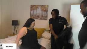 Blake DeBarge - Sexy White British BBW & 2 BBC's Interracial Fun