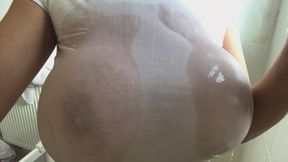 Getting My Little White T Shirt Wet xx