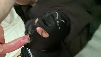 Faggot cocksucking cumslut giving his straight alpha more sloppy head - Part 1