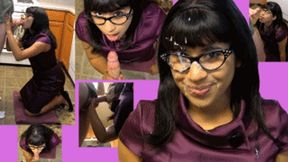 eRica gets her face frosted with cum! Huge EPIC facial!!