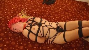 Sofi_ Real Orgasm from Vibrator in Black Rope Bondage in Hotel Room_ Part 2_ R2