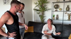chaud trio - deux queues pour lea pam