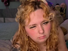 Desperate Pillow Humping with a Vibrator in My Pussy