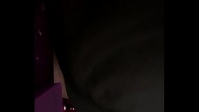 Gangbang on blonde bitch with a dick