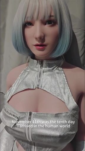 Curvy sex doll robot gets some attention