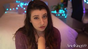 Stepdaddy said I didn't have to do my homework before bed If I sucked his cock instead