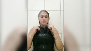Aline Tavares & her man in hot lingerie get naughty in Sao Paulo