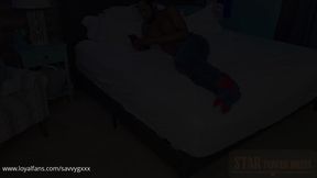 Blond BBW Chanel Gets Rushed BBC Pounding from Savvy Before Night Out