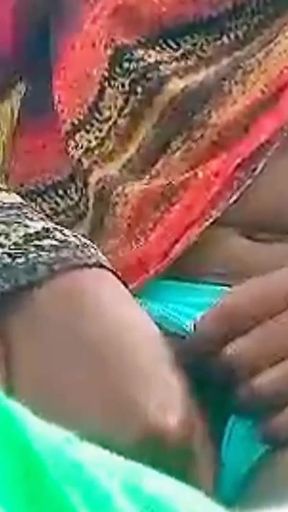 Solo female masturbation hot porn by Givensex acting in village bush, enjoying self pleasure with her wet tight pussy!   Clip 1