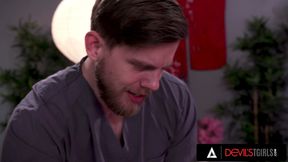 Sexy Trans Takes Cock In Her Ass During Hot Massage