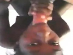 Cheap And Ugly Black Whore Sucks Cock