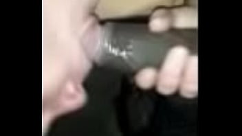 Snow bunny sucking big black dick