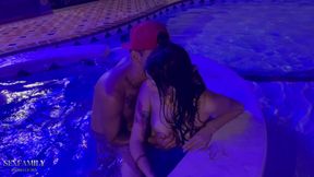 I Fuck My Horny Stepsister in a Jacuzzi Alone