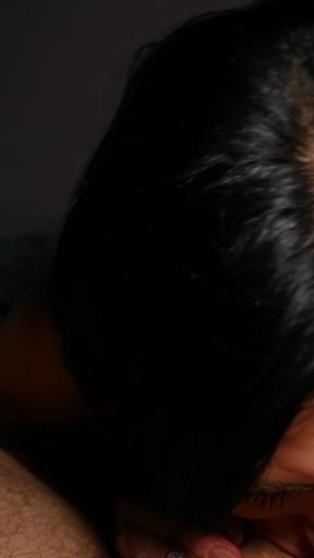 Key moment from &quot;Naughty Teen Girlfriend Made Him Cum While He Was Watching Tv&quot;