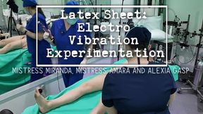 Latex Sheet Electro Vibration Experimentation