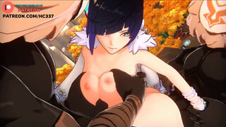YELAN HARD FUCKED IN THE FOREST - HOTTEST GENSHIN IMPACT HENTAI 4K 60FPS