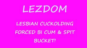 Encouraged Bi Cum and Spit Bucket – FULL