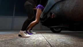 Tifa Fucked While Stuck