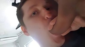 My homemade facial cumshot