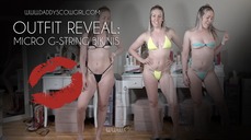 Outfit Reveal: Micro g-string bikinis