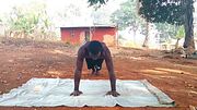 Come challenge me to push-ups.