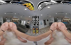 VIRTUAL PORN - Gia OhMy Asks The Masseur Danny Steele To Start Fingering Her Already Wet Pussy