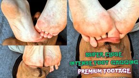 Opium's Intense Foot Gagging At The Camp | Foot Worship - Deep Feet - Foot Domination - Toes Sucking