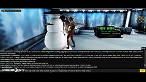 Darly X-Mas – 3D Anime Couple Enjoy Steamy Holiday Porn Adventure