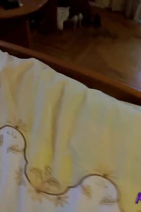 A hot girl blows a dildo, then goes right to the cock