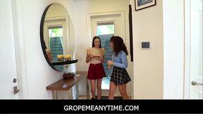 GropeMeAnytime - Religious Girls Willow Ryder And JC Wilds Learn How To Obey In The FreeUse Academ