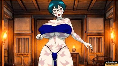 Maki Zenin suculencia hecha mujer baila, antoja y tiene sexo y luego recibe una descarga de semen en su ropa