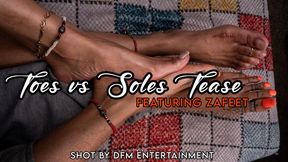 Soles vs Toes Tease