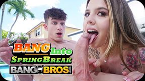Hot - Lucky Anne Gets In A Crazy Banging Session By The Pool With Her Stepbrother