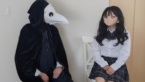 Alluring Japanese idol receives off in abandoned building with a vibrating toy