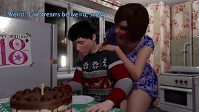 3d futa on femboy seducing cute guy for sissy transformation and anal sex - animated