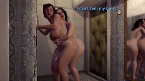 3d futa on femboy seducing cute guy for sissy transformation and anal sex - animated