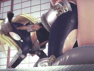 [LEAGUE OF LEGENDS] Shemale hentai Sona dominates Lux (CG PORN 60 FPS)