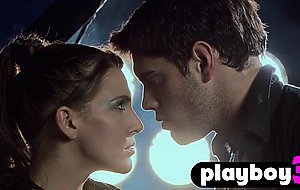 Passionate night with two busty lesbians and babes pleased perverted friend