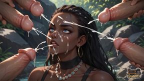 Ebony Fever Heats up the Desert! the Hottest XXX Porn!