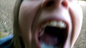 She Loves Public Doggy And Cum Swallowing