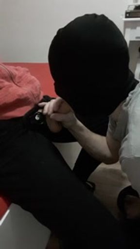 For the first time he has my cock in his mouth